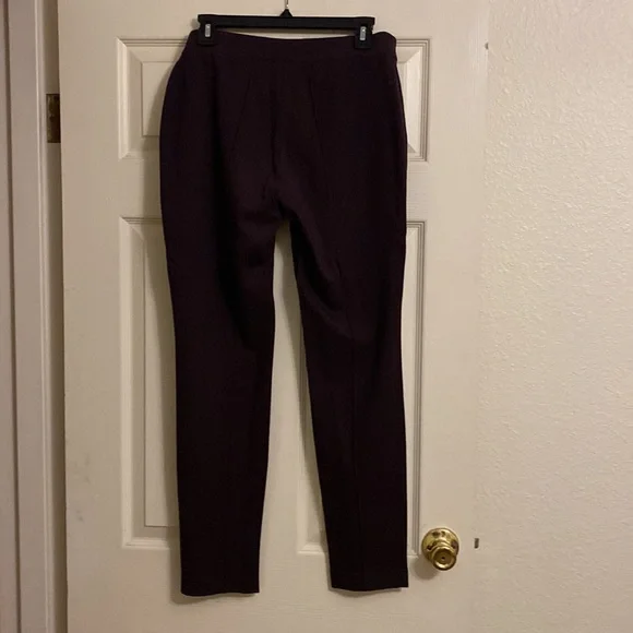 Akris Punto Maroon stretch dress pants, size 8 - Picture 3 of 8